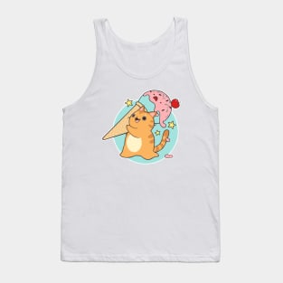 Ice Cream Cat-napper Tank Top